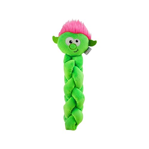 Outward Hound Twistiez Unicorn Braided Treat-Hiding Squeak and Plush Dog Toy - Large