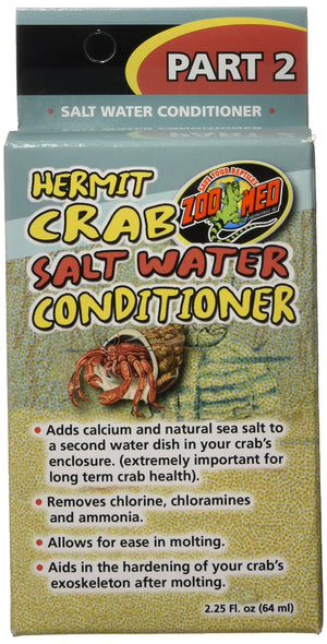Zoo Med Laboratories Hermit Crab Salt Water Conditioner - 3 Oz
