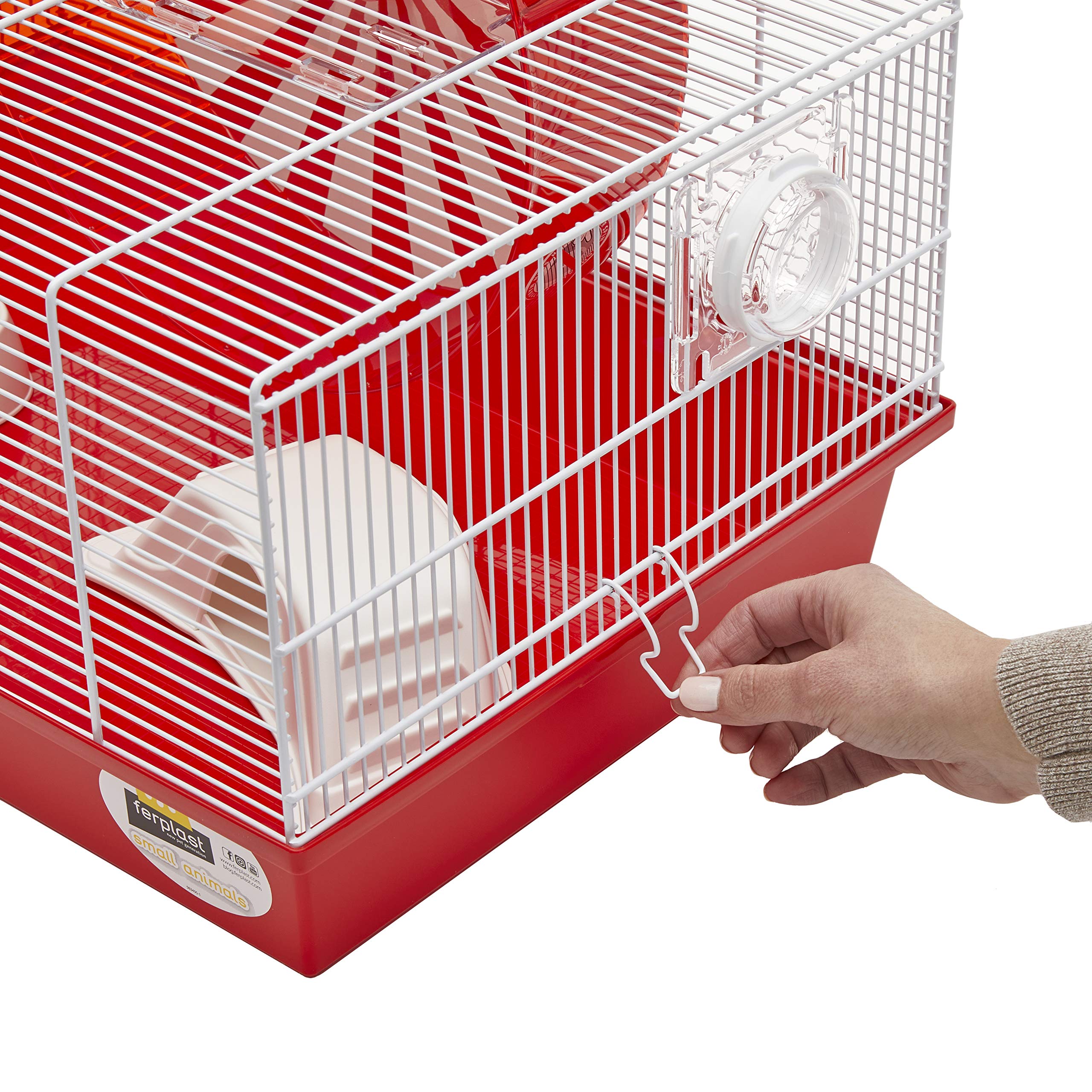 Ferplast Coney Island Hampster Cage includes Accessories - 20" X 13.8" X 9.8" Inches  