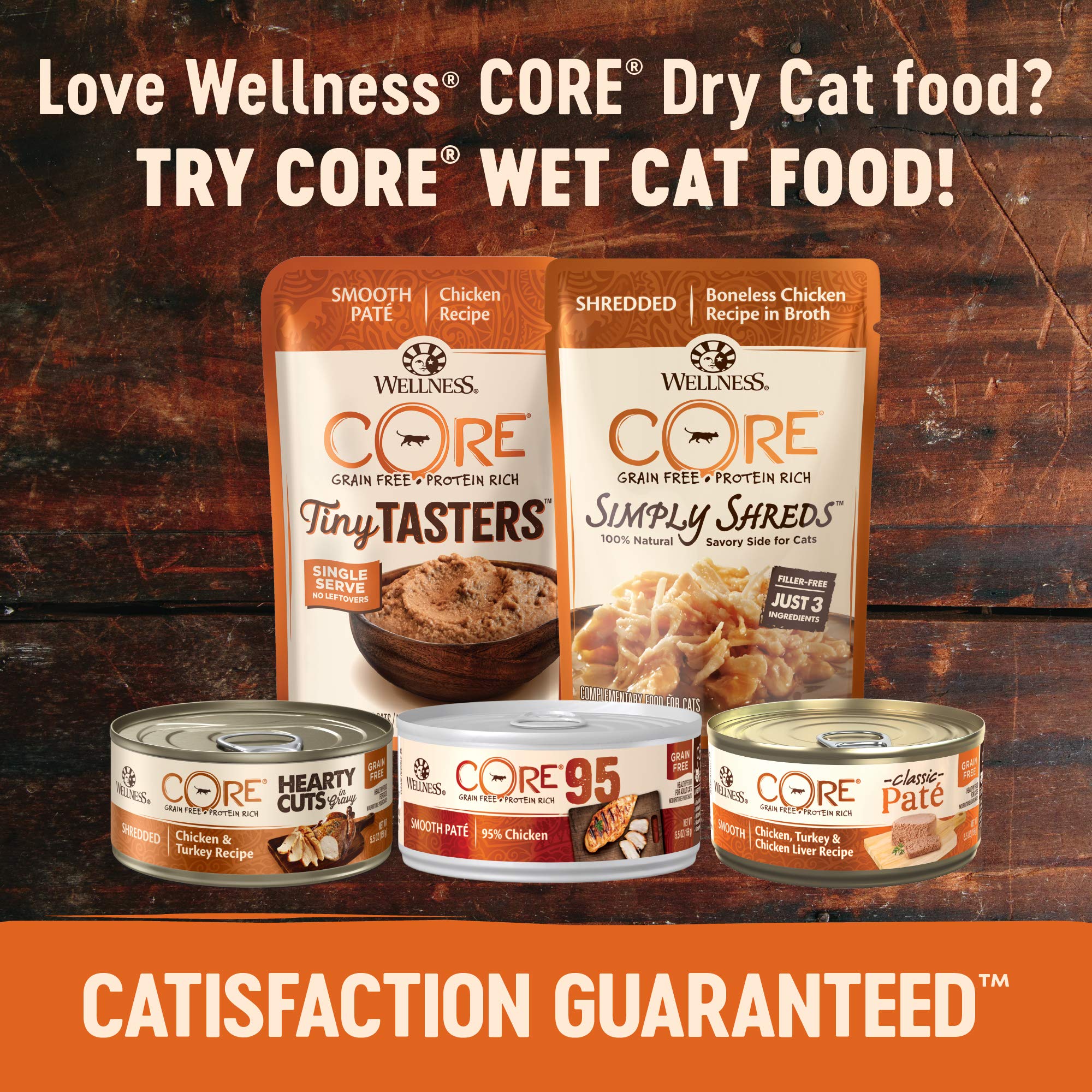 Wellness Core Grain-Free High-Protein Deboned Turkey and Chicken Kitten Dry Cat Food - 2 Lbs  