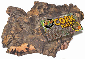 Zoo Med Laboratories Natural Flat Tree Bark Cork Aquarium and Terrarium Decor - Extra L...