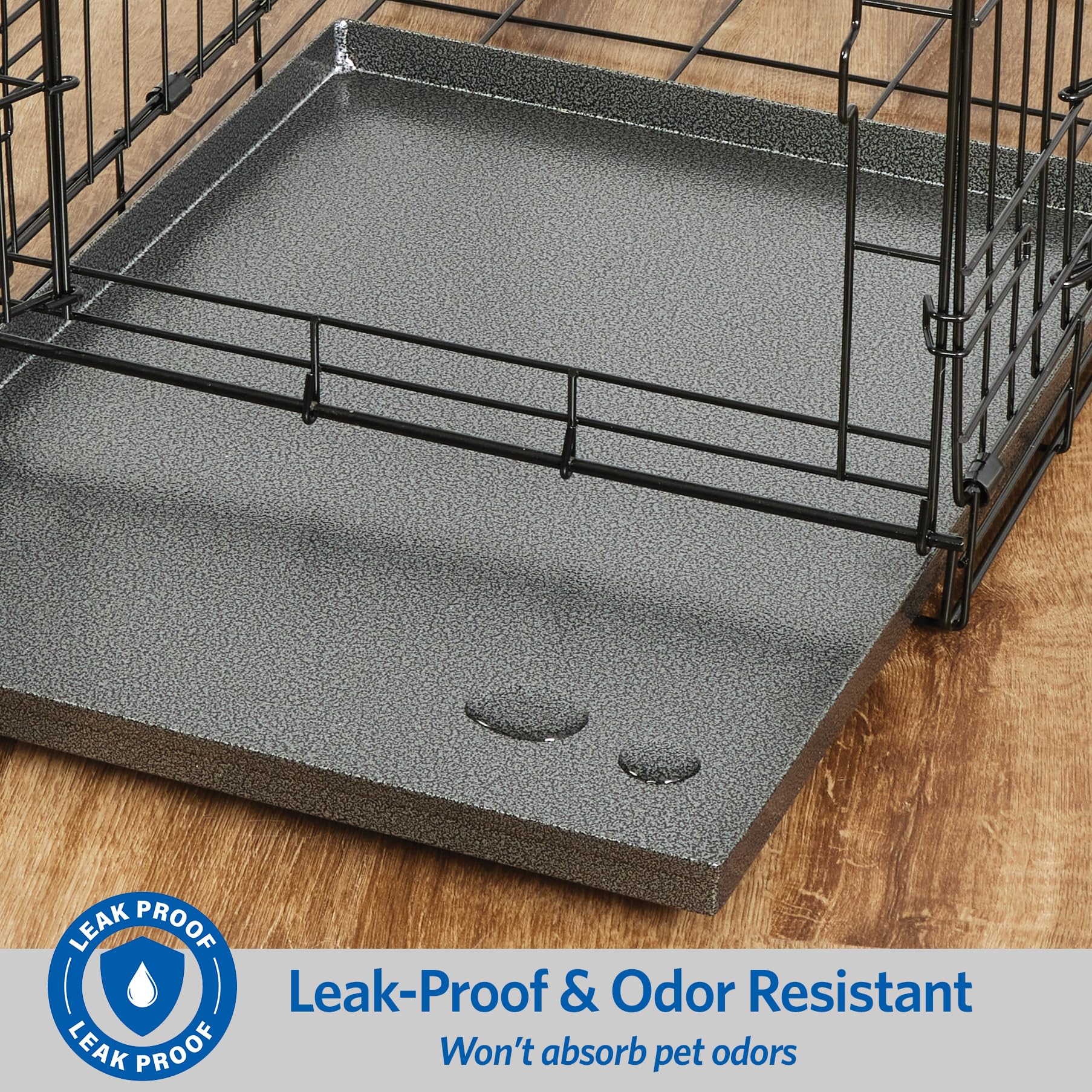 Midwest Folding Dog Crate Replacement Pan for Models 1530 1930 and 430 - L:30