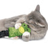 Kong Cozie Kickeroo Crinkle and Feather Plush Catnip Cat Toy  