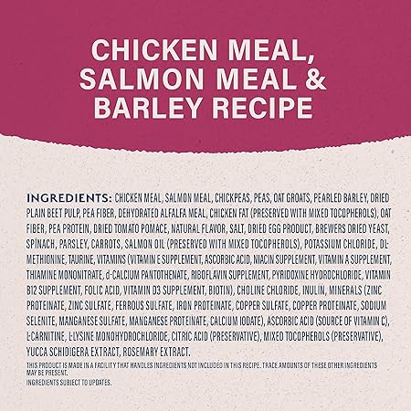 Natural Balance Original Ultra Fat Dogs Low-Calorie Chicken Salmon and Barley Adult Dry Dog Food