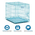 Midwest I-Crate Metal Folding Single Door Crate Carrier - Blue - 24" X 18" X 19" Inches  