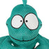 GoDog Double Chew Guard Mesh Amphibian Chameleon Squeak and Chew Dog Toy - Green - Large