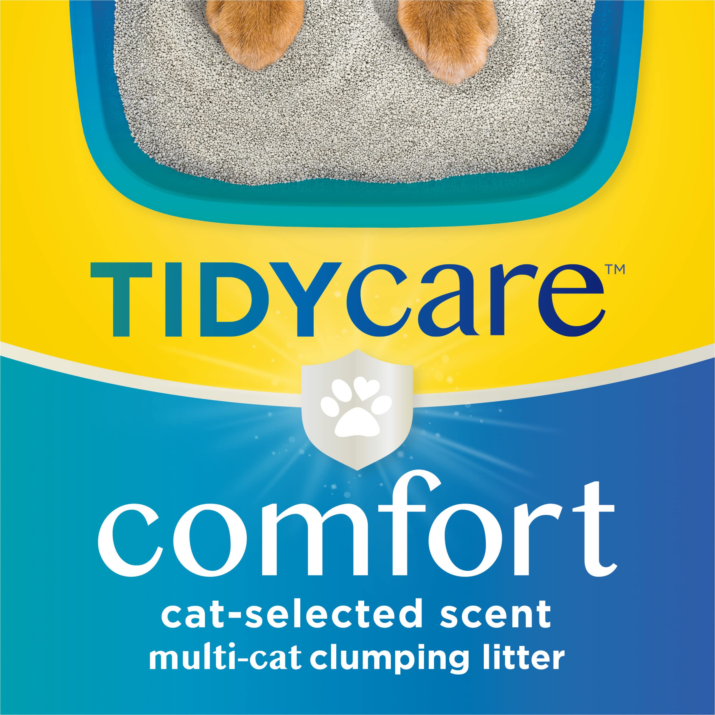 Purina Tidy Cats Free and Clean Unscented Low-Dust Clumping Clay Multi-Cat Litter - 20 Lbs - Case of 2  