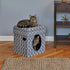 Midwest Curious Cat Cube Condo Furniture - Gray - 16.5" X 16.5" X 16.5" Inches  