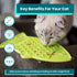 Innovative Pet Lickimat Felix Slow Feeding Mat for Cats - Purple  