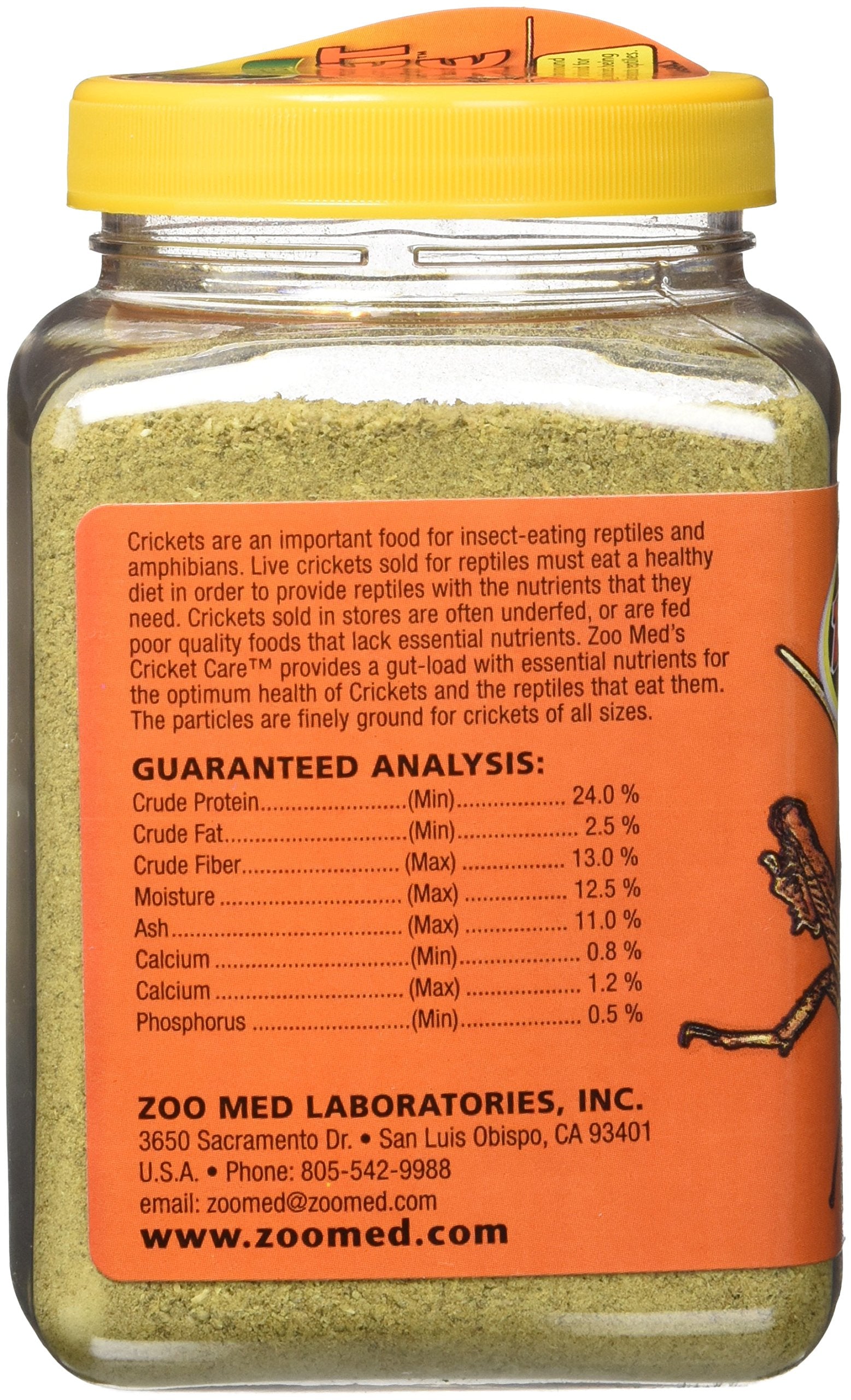 Zoo Med Laboratories Natural Cricket Care Insects Food Supplement - 10 Oz  