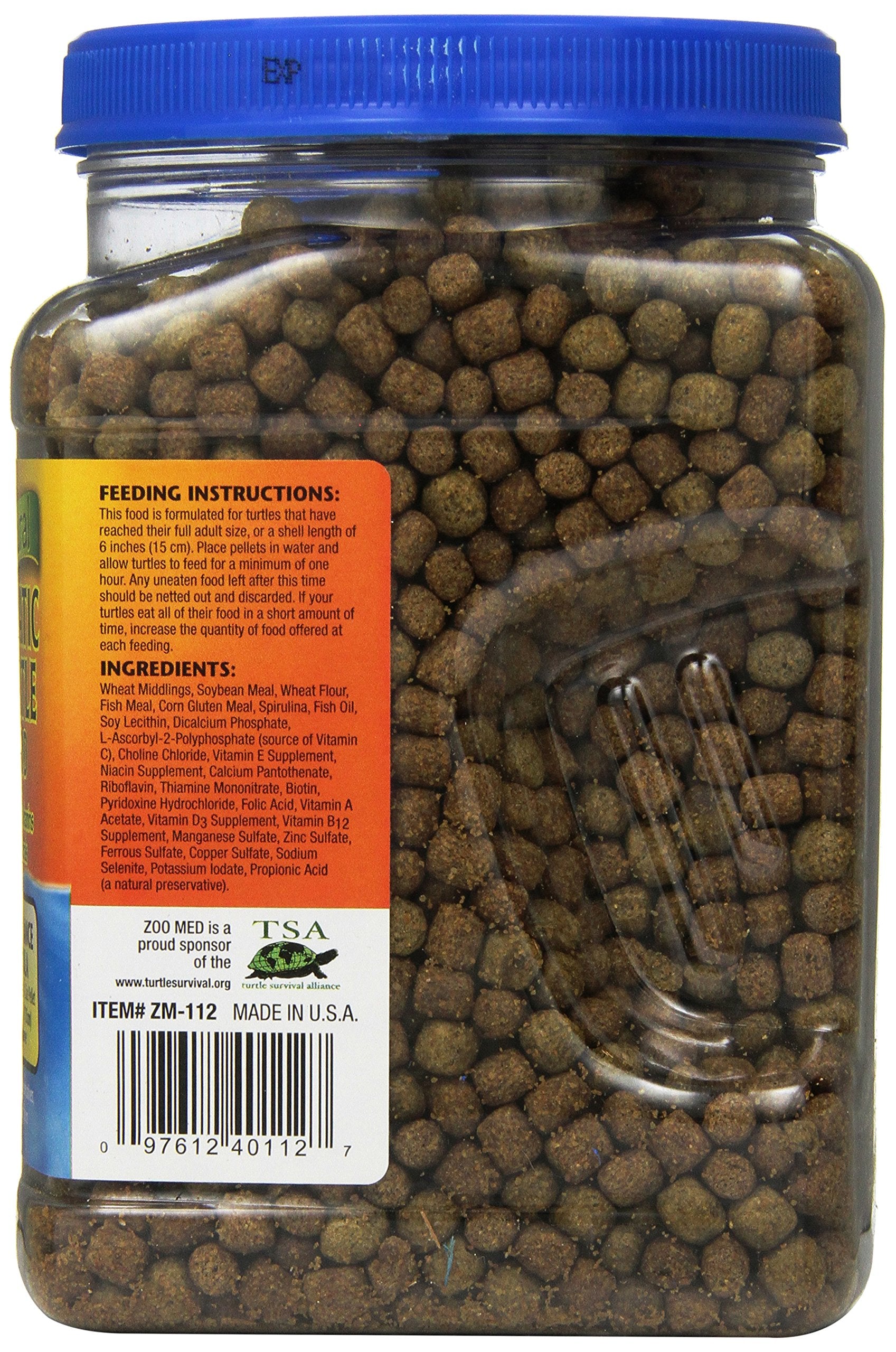 Zoo Med Laboratories Aquatic Freeze-Dried Turtle Reptile Food - 54 Oz  