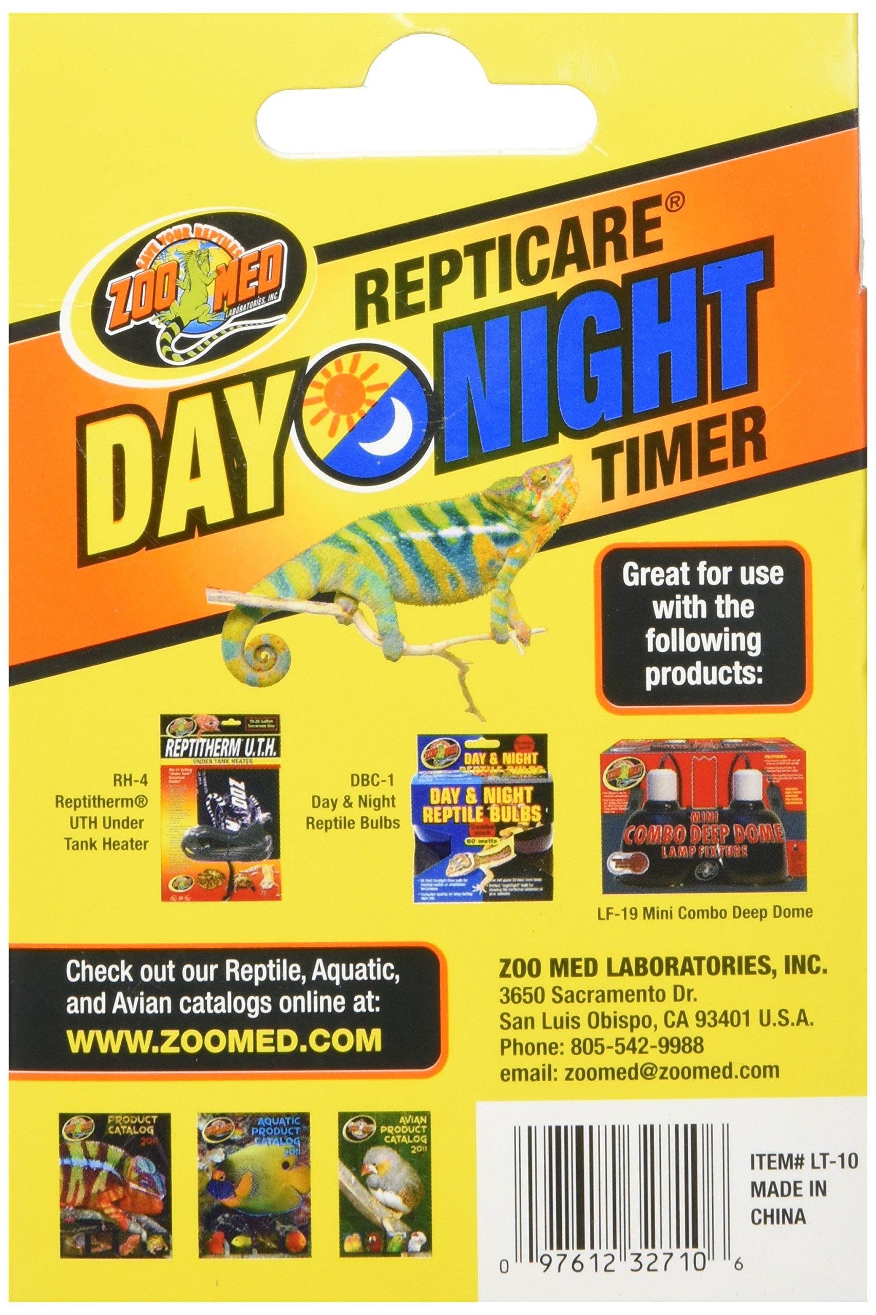 Zoo Med Laboratories ReptiCare Day and Night Timer Dual-Plug DC Outlet  