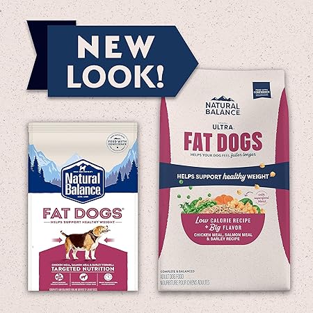 Natural Balance Original Ultra Fat Dogs Low-Calorie Chicken Salmon and Barley Adult Dry Dog Food