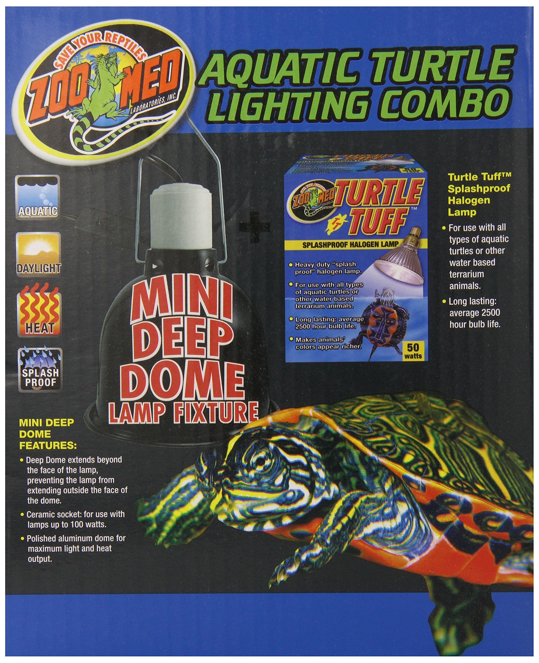 Zoo Med Laboratories Aquatic Turtle or Reptile Lighting Combo  