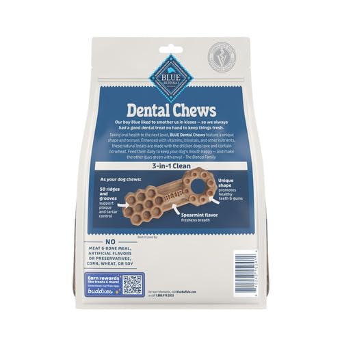 Blue Buffalo 3-in-1 Clean Chicken and Spearmint Dental Dog Chews