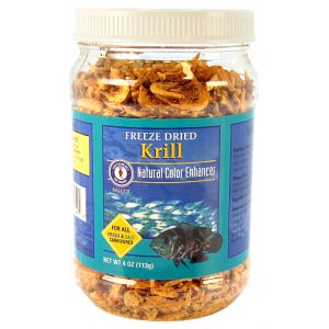 San Francisco Bay Brand High-Protein Krill Freeze-Dried Freshwater and Saltwater Fish Food - 4 Oz