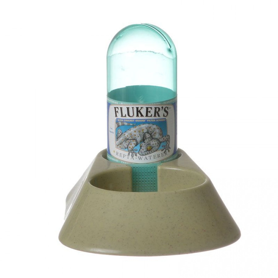 Fluker's Repta-Waterer Reptile Drinking Bowl and Bottle - Small - 5 Oz