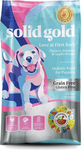 Solid Gold Love at First Bark Grain-Free Chicken Potato and Apple Puppy Dry Dog Food - 4 Lbs  