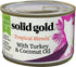 Solid Gold Tropical Blendz Grain-Free Turkey and Coconut Oil Pate Canned Cat Food - 6 Oz - Case of 16  