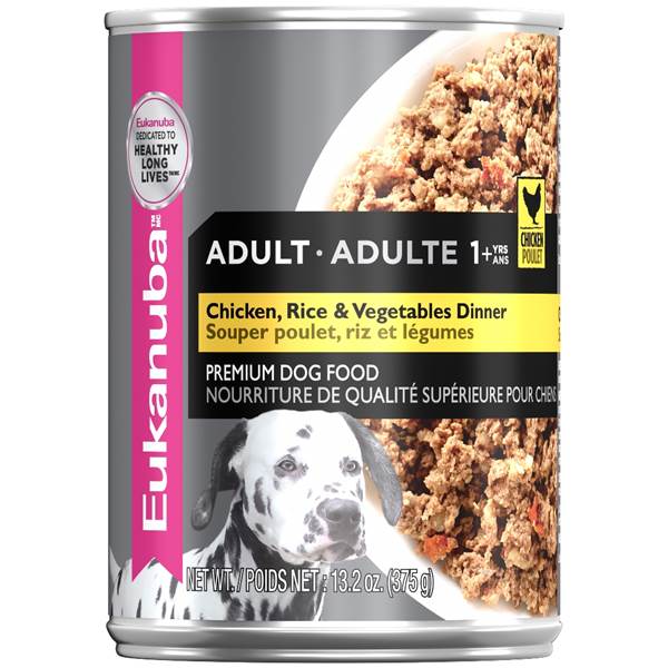 Eukanuba Premium Chicken Rice and Veggie Adult Canned Dog Food - 13.2 Oz - Case of 12 Default Title