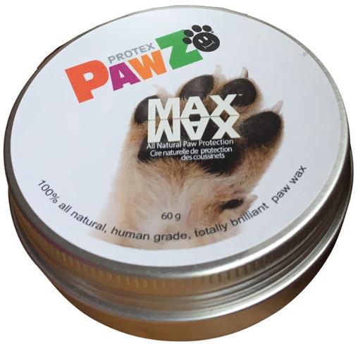 Pawz Max Wax Natural Paw Protection Rubbing Gel for Cats and Dogs - 60G  