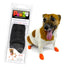 Pawz Waterproof Disposable and Reusable Rubberized Dog Boots - Black - Extra Small - 12 Pack  