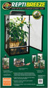 Zoo Med Laboratories ReptiBreeze Reptile Cage with Open-Air Auluminum Screen - Medium - L:16" X W:16" X H:30" Inches  