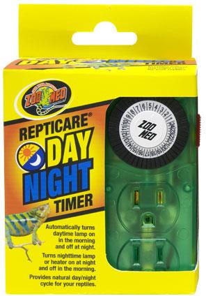 Zoo Med Laboratories ReptiCare Day and Night Timer Dual-Plug DC Outlet  