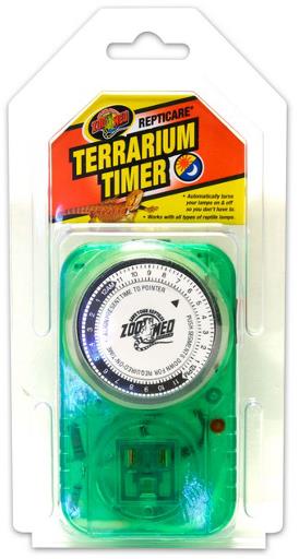 Zoo Med Laboratories ReptiCare Day and Night Single DC Outlet Terrarium Timer  