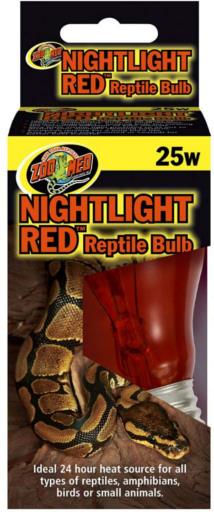 Zoo Med Laboratories Reptile Nightlight Red Bulb - 25 Watt