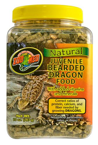 Zoo Med Laboratories Bearded Dragon Pellets Juvenile Freeze-Dried Reptile Food - 10 Oz  