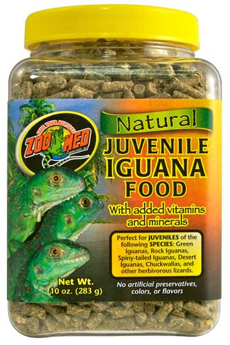 Zoo Med Laboratories Natural Juvenile Iguana Pellets Dry Food - 10 Oz  