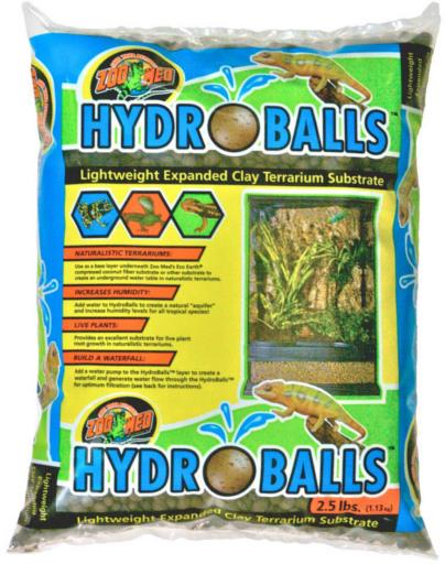 Zoo Med Laboratories Hydroball Clay Pellet Reptile Terrarium Substrate - 2.5 Lbs  