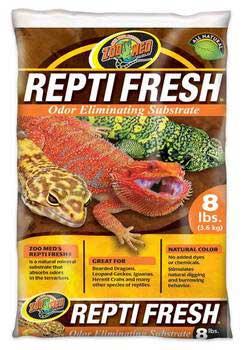 Zoo Med Laboratories ReptiFresh Natural Reptile Odor Eliminating Substrate - 8 Lbs  