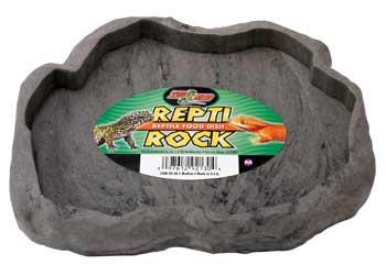 Zoo Med Laboratories Repti Rock Reptile Food Dish - Medium  