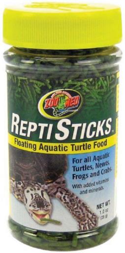 Zoo Med Laboratories ReptiSticks Floating Aquatic Turtle Dry Food - 1 Oz  