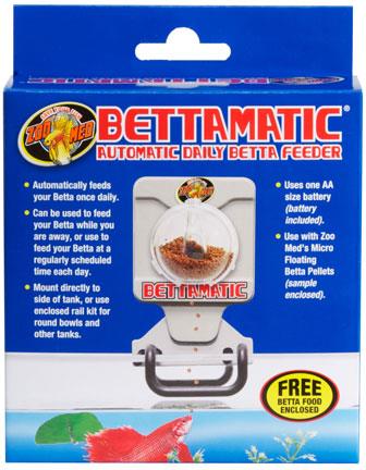 Zoo Med Laboratories Bettamatic Automatic Daily Betta or Fish Feeder  