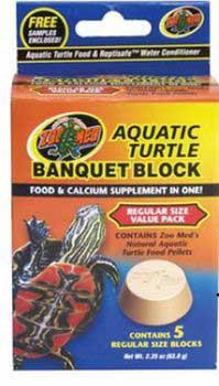 Zoo Med Laboratories Aquatic Banquet Regular Turtle Food - 5 Pack  