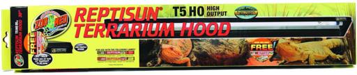 Zoo Med Laboratories ReptiSun T5 High-Output Bulb and Terrarium Hood - 39 Watt - 30" Inches  