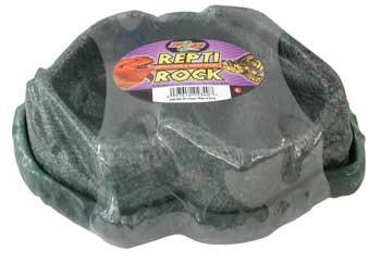 Zoo Med Laboratories Repti Rock Reptile Food and Water Dish - Large  