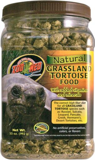 Zoo Med Laboratories Natural Grassland Formula Tortoise Dry Food - 35 Oz  