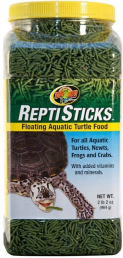 Zoo Med Laboratories ReptiStick Floating Aquatic Freeze-Dried Turtle Food - 34 Oz  