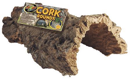 Zoo Med Laboratories Natural Flat and Round Tree Bark Cork Aquarium and Terrarium Décor - Assorted Size - 15 Lbs  