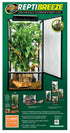 Zoo Med Laboratories ReptiBreeze Chameleon Cage Starter Kit with Aluminum Screen Cover - L:16" X W:16" X H:30" Inches  