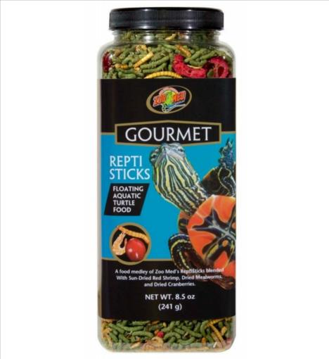 Zoo Med Laboratories Gourmet ReptiSticks Reptile and Turtle Food - 8.5 Oz  