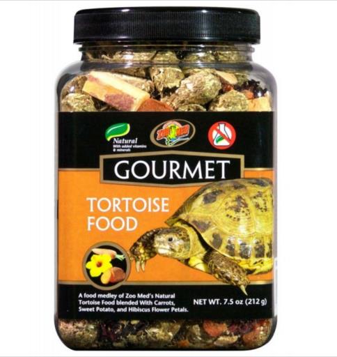 Zoo Med Laboratories Gourmet Tortoise Dry Food - 7.5 Oz  