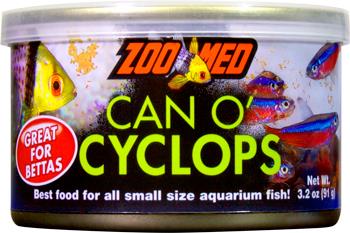 Zoo Med Laboratories Can O' Cyclops Freeze-Dried Fish Food - 3.2 Oz  