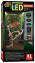 Zoo Med Laboratories ReptiBreeze LED Deluxe Reptile Cage with Open-Air Aluminum Screen - Extra Large - L:24" X W:24" X 48" Inches  