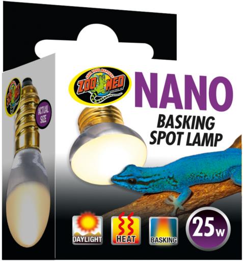 Zoo Med Laboratories Basking Nano Spot Reptile Heating Lamp - 25 Watt  