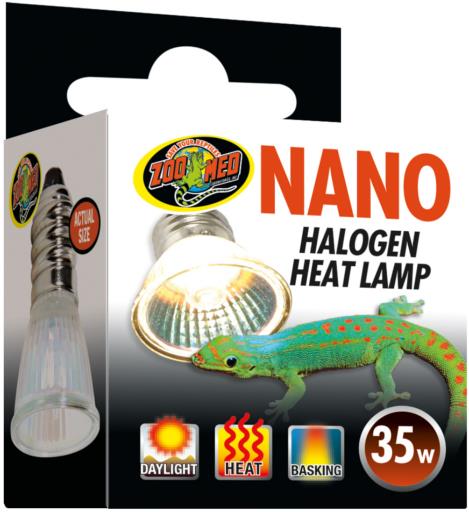 Zoo Med Laboratories Nano Halogen Reptile Heating Lamp Fixture - 35 Watt  